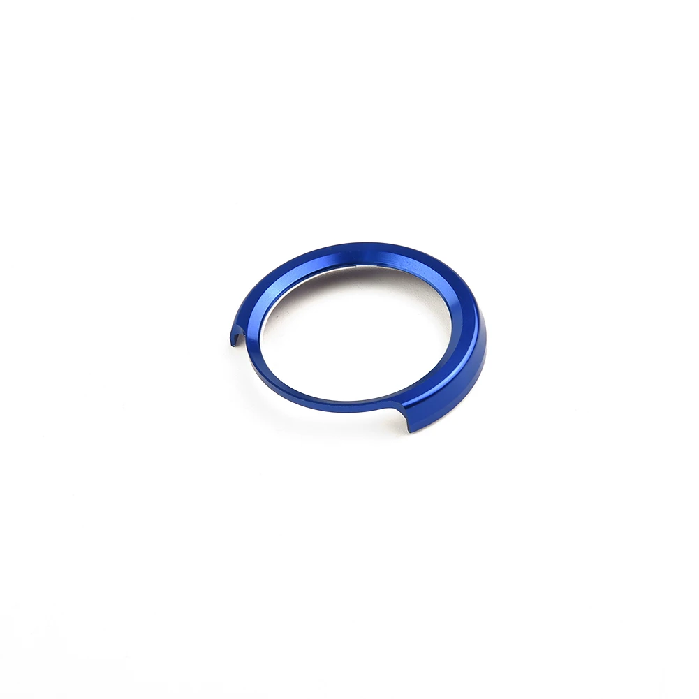 عالية الجودة غطاء أزرار الكسوة لا تتلاشى أبدا الصدأ أجزاء برو سلسلة F20 F21 F30 X1 F48 بدء مفتاح 1 قطعة ديكور أزرق لسيارات BMW 1/2/3 #2