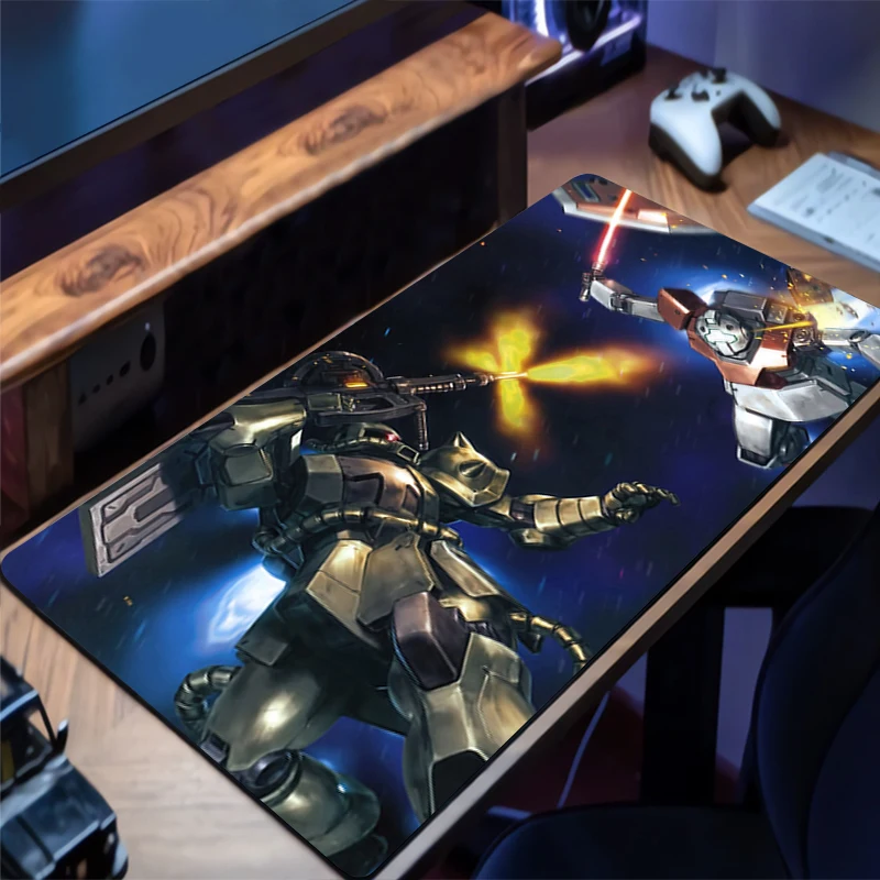

Коврик для мыши Mechanical Warrior Gundam Zaku II Аксессуары для ПК Коврик для клавиатуры Резиновый коврик для мыши Коврик для ноутбука Настольный коврик Игровые коврики HD Коврик для мыши