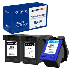 Icehtank For HP 21xl 22xl Ink Cartridge For HP 21 22 Deskjet D2320 D2330 D2345 D2360 D2430 D2445 D2460 F2110 F2120 F2128