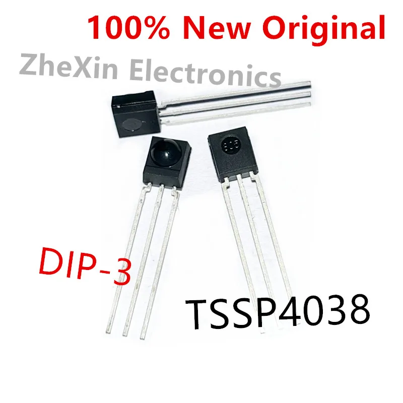 10PCS/Lot  TSSP4038  TSSP4038SS1XB 、TSOP4838 、TSOP34838   DIP-3   New original infrared receiver module light barrier system