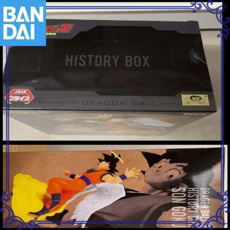 

Bandai Original Banpresto Dragon Ball Z History Box Son Goku ПВХ Аниме Фигурка Модель Совершенно новая Коллекционная игрушка в упаковке в подарок