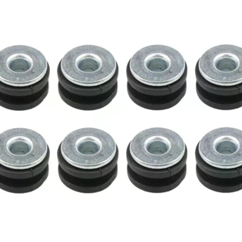New 5 Sets Pressure Relief Cushion Motorcycle Rubber Grommets Bolt Kit DIY Accessories Circular Shock Absorber Pad