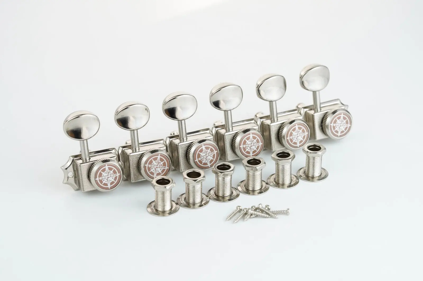 GUYKER New Pattern Vintage Lock String Tuners Nut Style Electric Guitar Machine Heads Tuners For ST TL Guitar Tuning Pegs