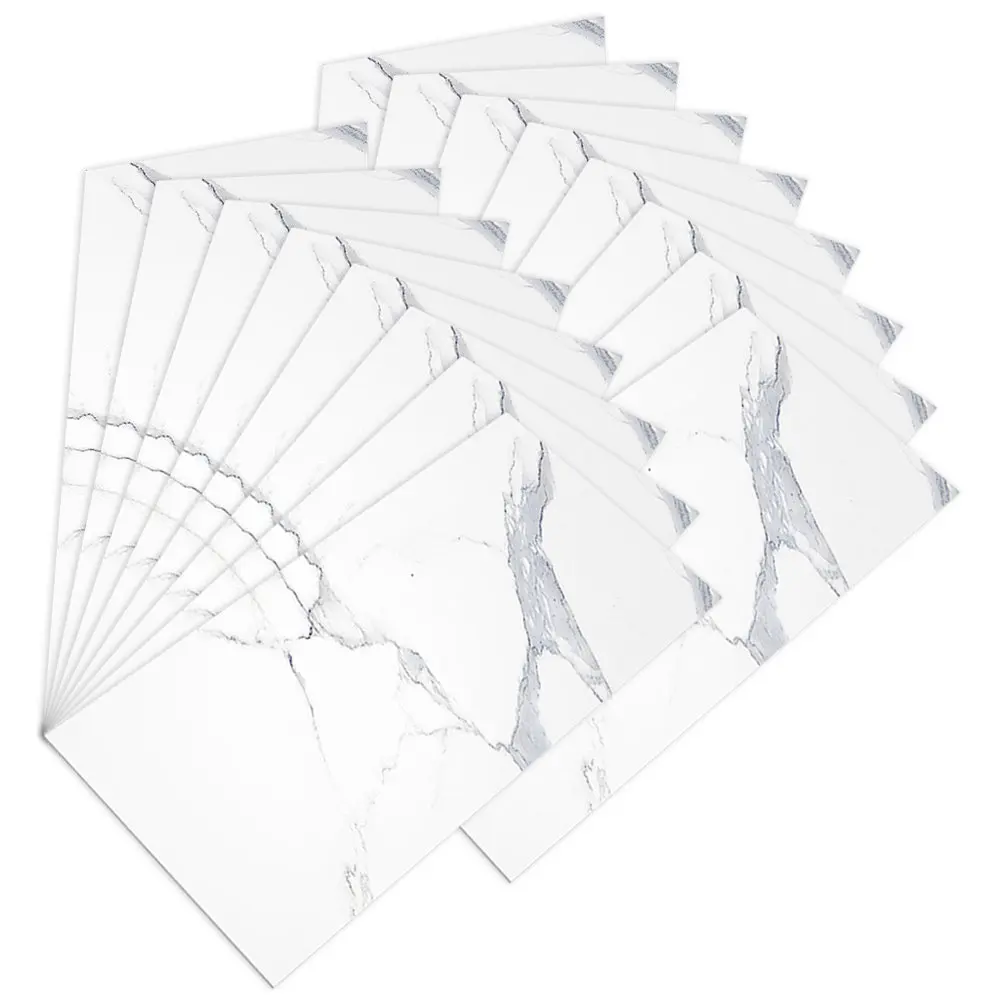 16 pcs Waterproof Wall Self Adhesive Bathroom Peel Stick Stickers Halloween Christmas New Year Bathroom Tile Sticker Thickened