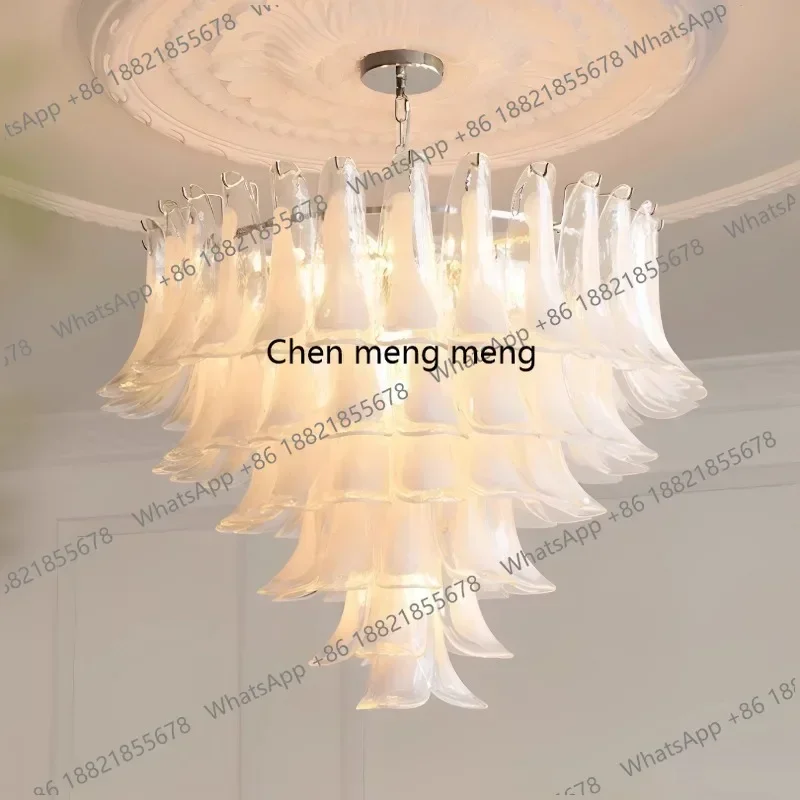 Asmt49 Light luxury French crystal chandelier living room, new hall high sense, American retro lamps