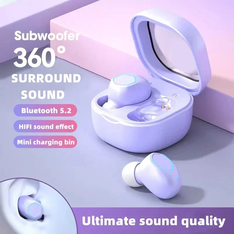 

Eyouotws original M21 pro earphones earbud wireless 5.2 Bluetooth headphones touch control Noise Cancelling gaming hea