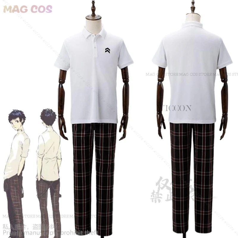 Anime Personaaa  5 P5 Cosplay DK School Uniform Cos Shujin Gakuen Costume Akira Kurusu Men Women Suit Halloween Roleplaying Game