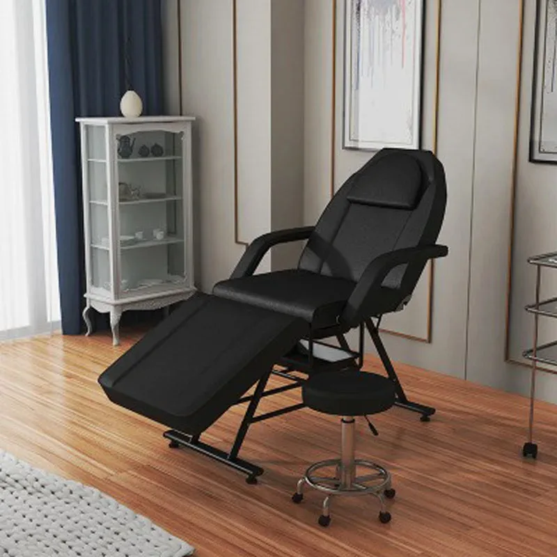 Multifunction Massage Table Lounge Pedicure Spa Comfort Foldable Bed Headboards Camastro Plegable Salon Furniture MQ50MB