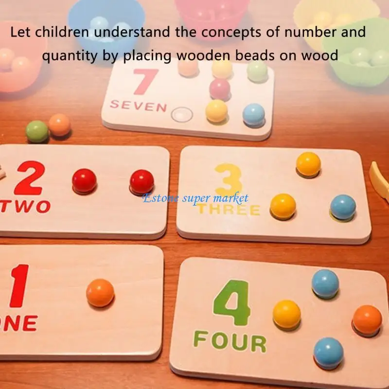 090B Học Số Học Clip Hạt Đồ Chơi Toán Học Nhận Thức Đồ Chơi Giáo Dục Cho Trẻ
