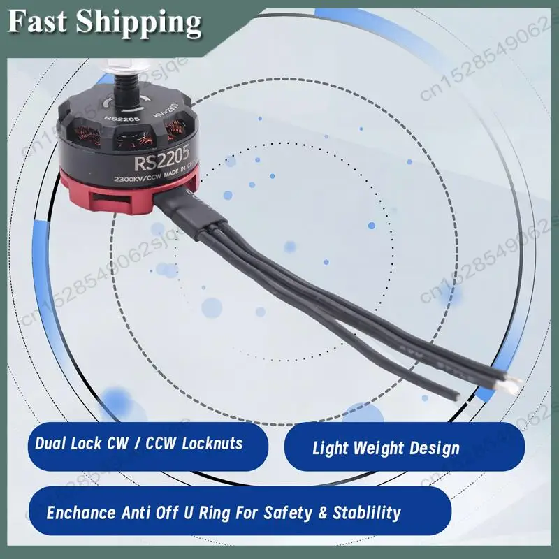 -ABKM RC RS2205 2205 2300KV CW CCW Brushless Motor For 2-6S 20A/30A/40A ESC FPV RC QAV250 X210 Racing Drone Multicopter