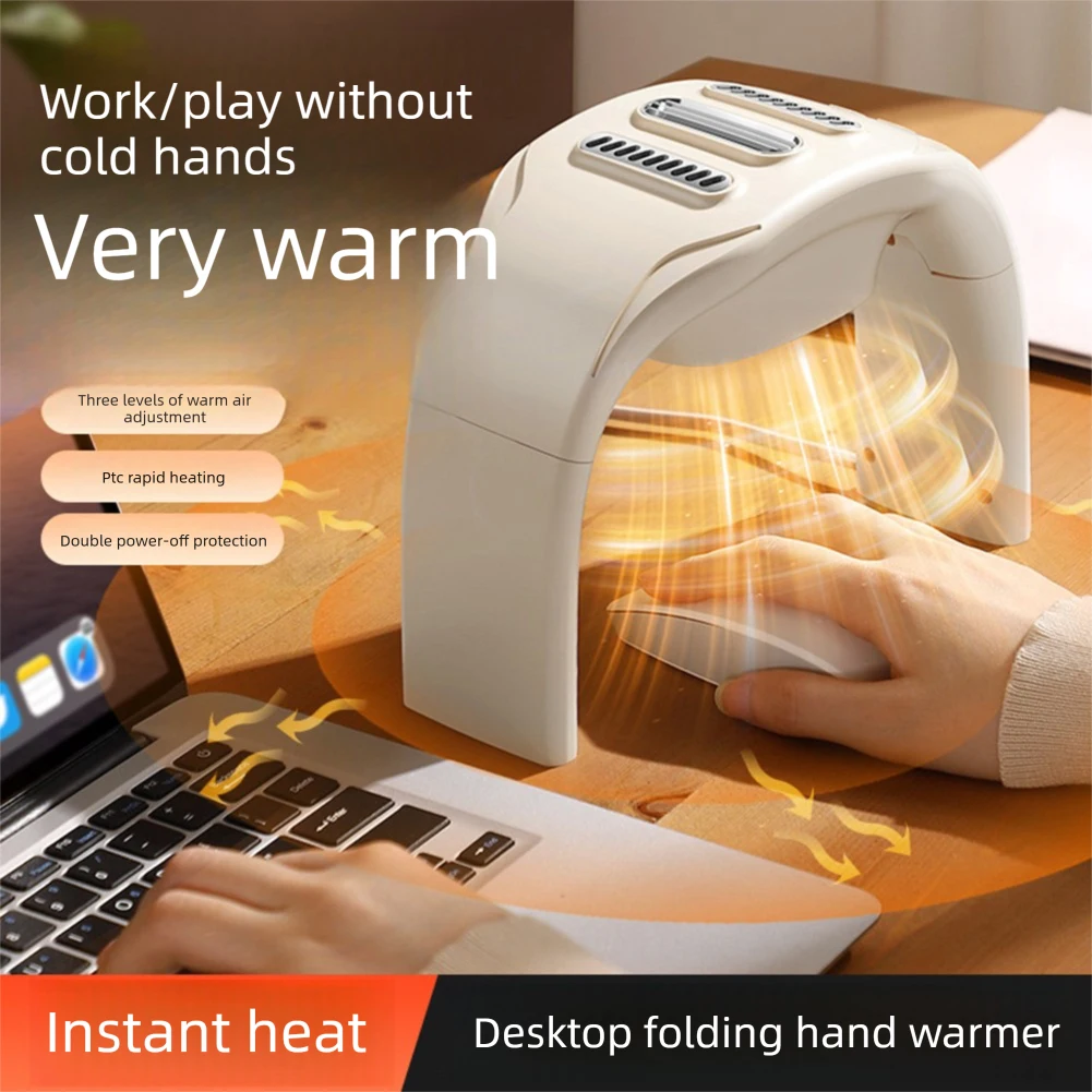Foldable Desk Heating Hand Warmer Rapid Heating Warmth In Winter, Palms And Hearts Heaters For Cozy Home/Office Warming