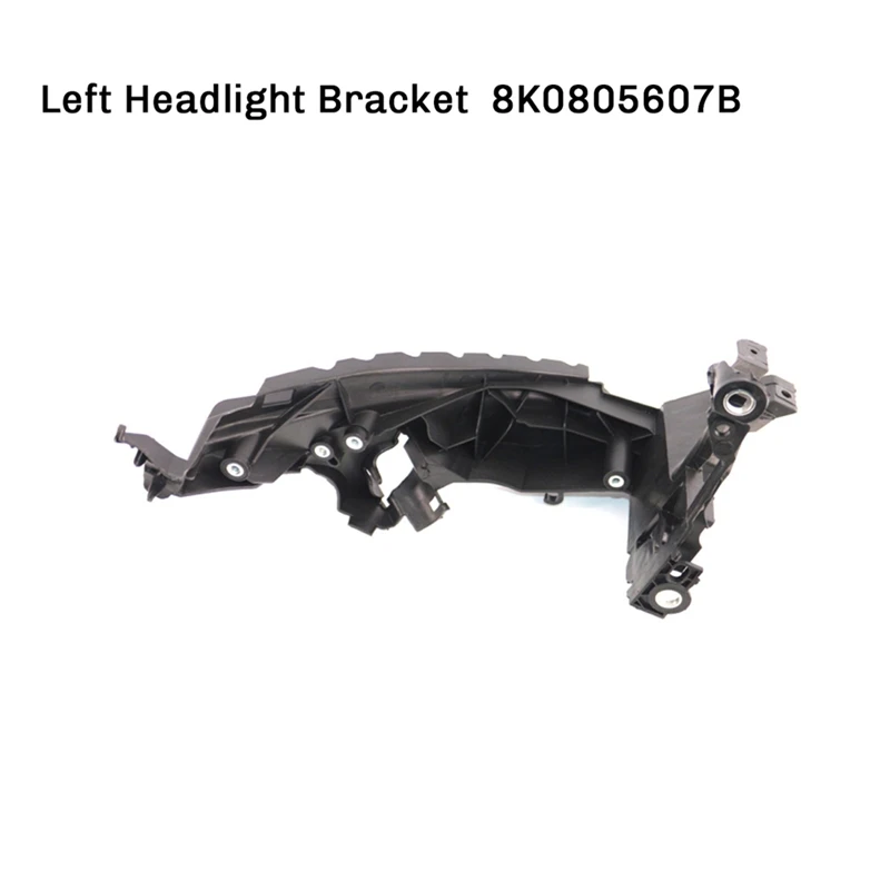 Left Front Bumper Headlight Bracket & Headlight Base Plate For  A4 B8 2013-2016, 8T0941453B 8K0805607B