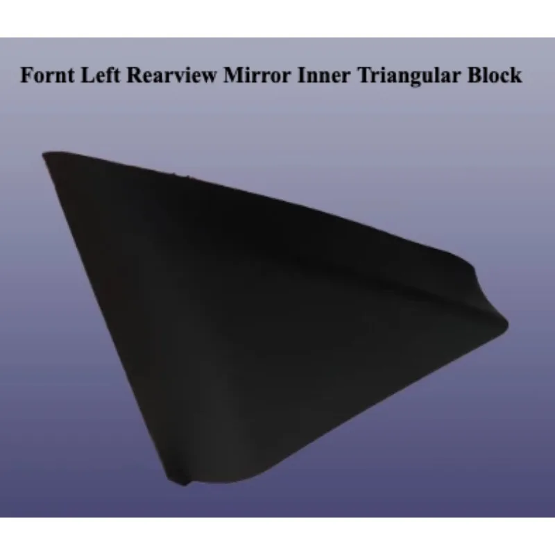 Espejo retrovisor delantero negro genuino, bloques Triangulares internos, Panel Triangular de puerta trasera para Chery Arrizo 7, 1 ud.
