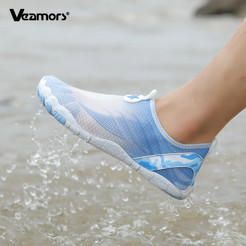 

Men Barefoot Swimming Aqua Shoes Quick Dry Water Sports Shoes Women Light Non-slip Wading Sneakers for Surfing Fishing Boating