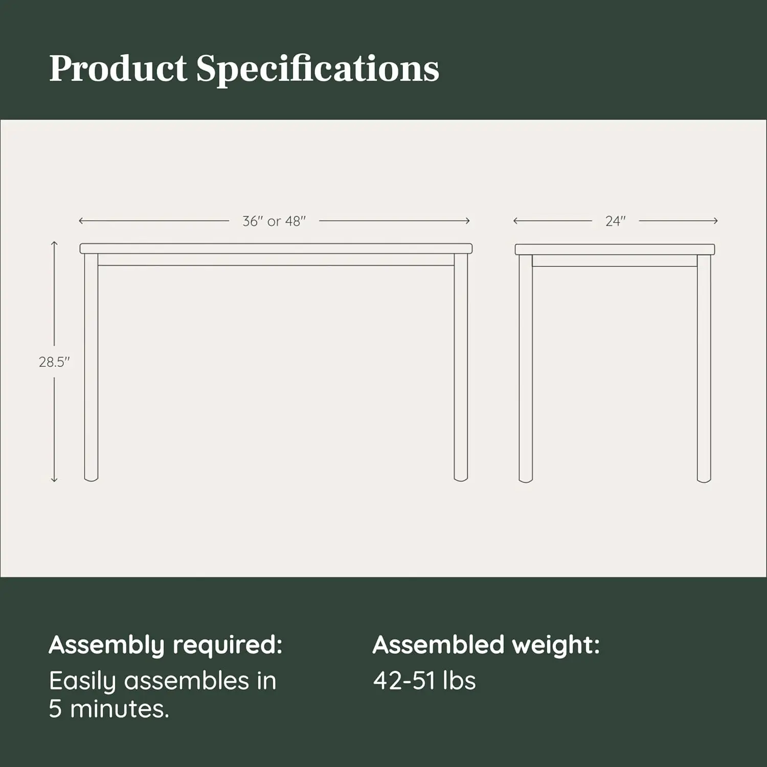 Functional Home Office Desk with Easy Assembly, Customized
