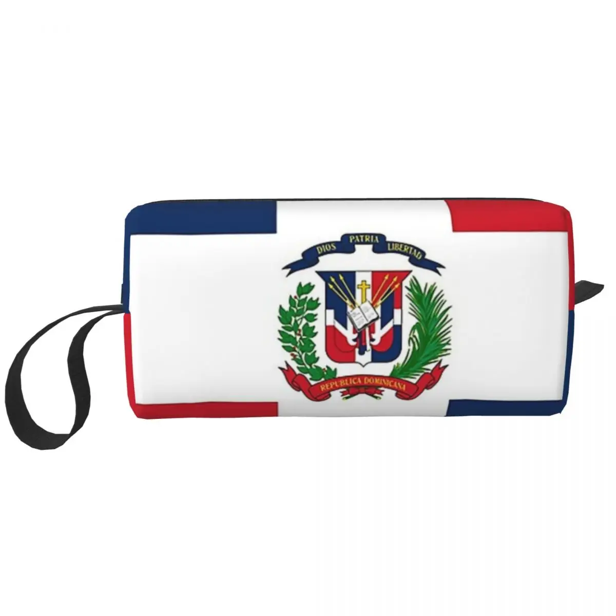 Dominican Republic Flag Gifts, Stickers And Other Products Makeup BagToiletry Cosmetic Bag for Women Beauty Travel Pencil Case