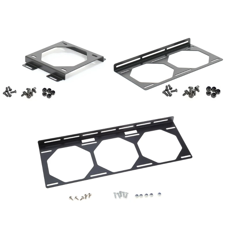 Fan Mounting Bracket for 12cm 24cm 36cm Fans for Computer Case Cooling Fan Holder SPJ 120M/SPJ 240LS/SPJ 360LS For DIY