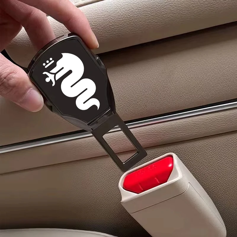 Extensor de Clip para cinturón de seguridad de coche, accesorios de emblema personalizados para  For Alfa Romeo Stelvio MiTo Giu