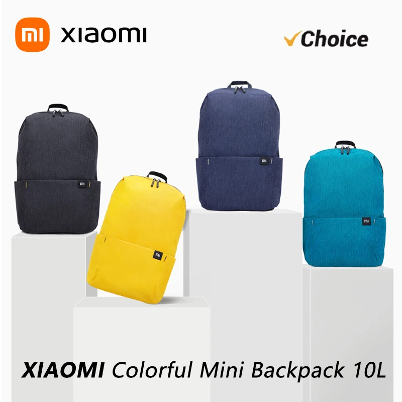 XIAOMI Colorful Small Backpack Laptop Bag Men's and Women's Shoulder Bag Outdoor Waterproof Student Portable Sports Bag