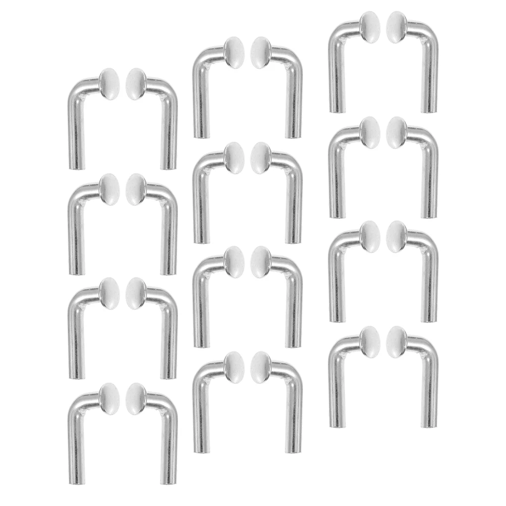 

50Pcs J Bolt Safety Pins Heavy Duty 8mm Universal Pallet Rack Drop Pins Locking Clips Pallet Racking Accessories