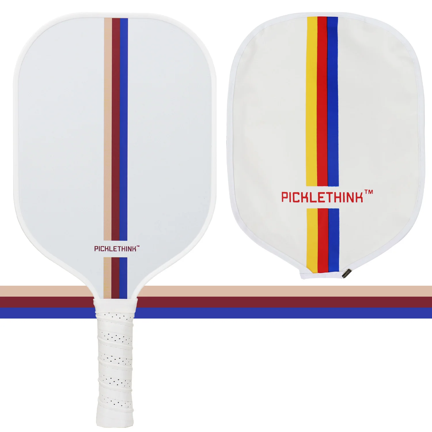 New Picklethink Pickleball Paddle Carbon Fiber Lightweight Thermoforming Tech Pickleball Paddles with Cover Bag