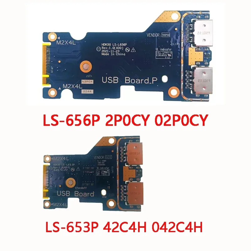 

Новая замена USB-платы ввода-вывода для ноутбука Dell G15 5520 5521 (2022) HDK50 LS-653P 42C4H 042C4H 3,2USB LS-656P 2P0CY 02P0CY