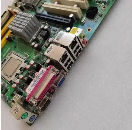 ATX Industrial Motherboard  AIMB-766G2 REV.A2 A1 100% Test OK Original IPC Mainboard AIMB-766 Q35 4*PCI 1*LAN 4*COM With CPU RAM