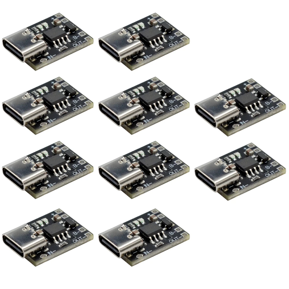 Ultra-Small Lithium Battery Charging Panel 1A Ternary Lithium Battery 3.7V4.2V Charger Module Type-C With Protection Board