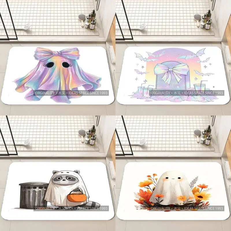 

Colorful Ghost-Print Mat Living Room Decoration Home Sofa Non-Slip Carpet Study Bedroom Tatami Children'S Soft Floor Mat