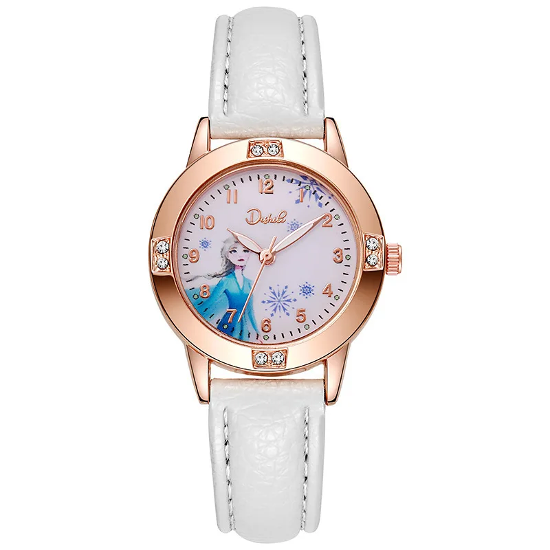 

Middle School Student Quartz watch Qiyuan and Snow Fashion Belt-Border girl Calendar Princess