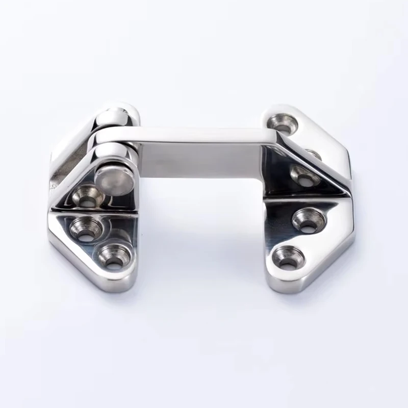 Marine Hinge Yacht Boat Hardware 316 Stainless Steel Cast Hinges Mirror Polished Hatch Hinge With Removable Pin