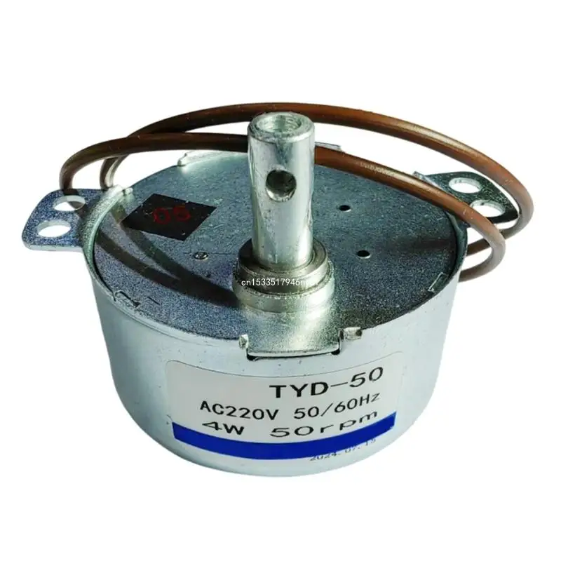 TYD-50 Small Synchronous Motor 220V-240V 50RPM 4W CW/CCW Electric Gear Motor Cup Turners Synchronous Motor for Dropship