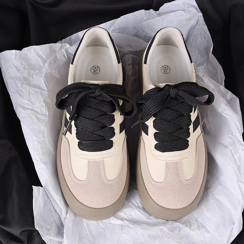 1 Paar 2 cm breite flache Schnürsenkel weiß schwarz Schnürsenkel für Sneaker Sport Casual Sport Schnürsenkel Frühling Herbst Schnürsenkel – Detail 8