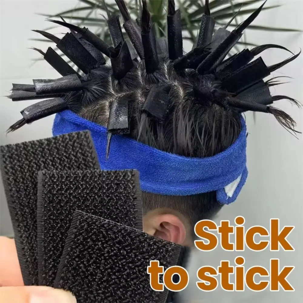 30pcs Self-Adhesive Hair Perm Sticker Instant Apply Reusable Bangs Hair Stickers Lightweight Hold Perm Tools Daily Styling