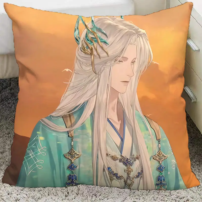 Zuo- ci Yuan المخدة راديو الدراما الرسوم المتحركة الطرفية المخدة رمز اسم يوان عنبر النوم على السرير المخدة #3