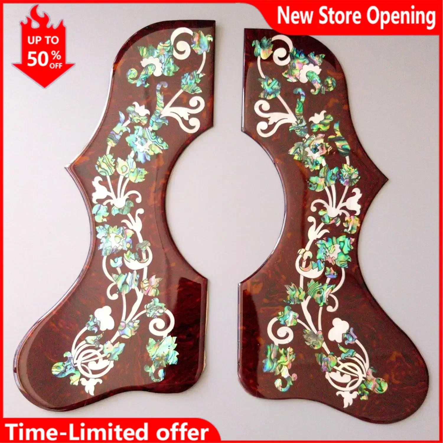 

J200 SJ200 Acoustic Guitar Pickguard Left & Right Self-adhesive Thickness 2mm for J200 SJ200 Acoustic Guitar Scratch Plate