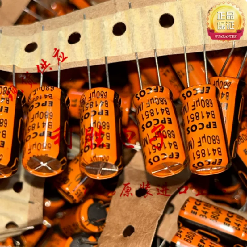 10PCS-100PCS  680UF 35V German Siemens EPCOS capacitor 35V680UF 10 * 20 LL high-frequency low resistance