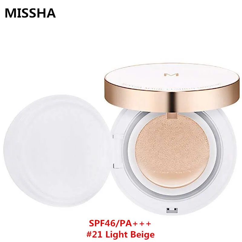 MISSHA M Magic Moisture Cushion SPF44/PA+++15g Air BB Cream Sunscreen Foundation Concealer Whitening Makeup Korea Cosmetics