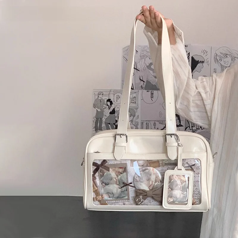 

Charliekelli 2025 New Commuter Versatile oulder Bag Women's High-End Design Crossbody Bag Trendy Ins Soft PVC Small Size