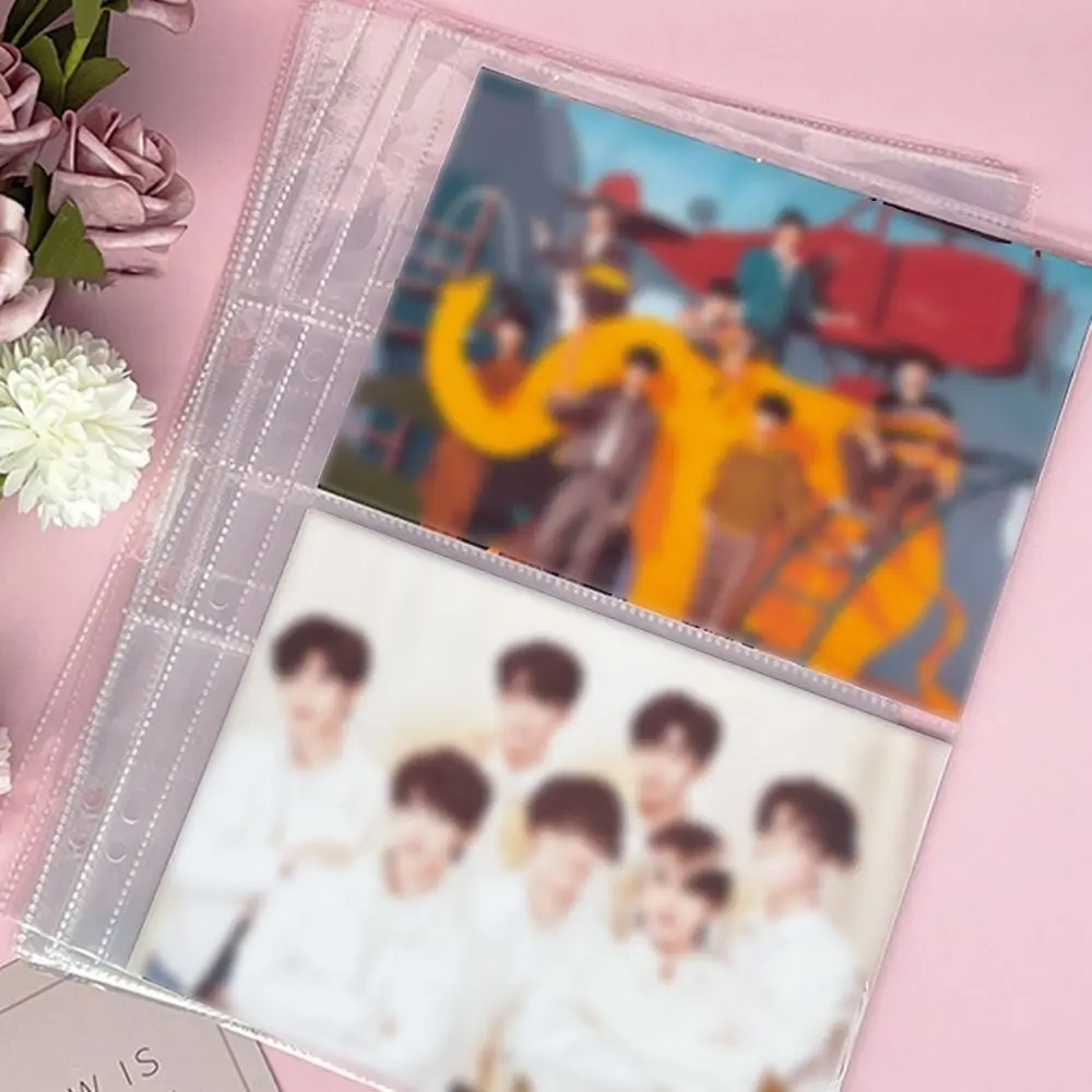 Card Sleeve Multiple Pockets A4 Kpop Photocard Binder PP DIY Photo Album Refill Pages Transparent Photo Album Sleeves view 3