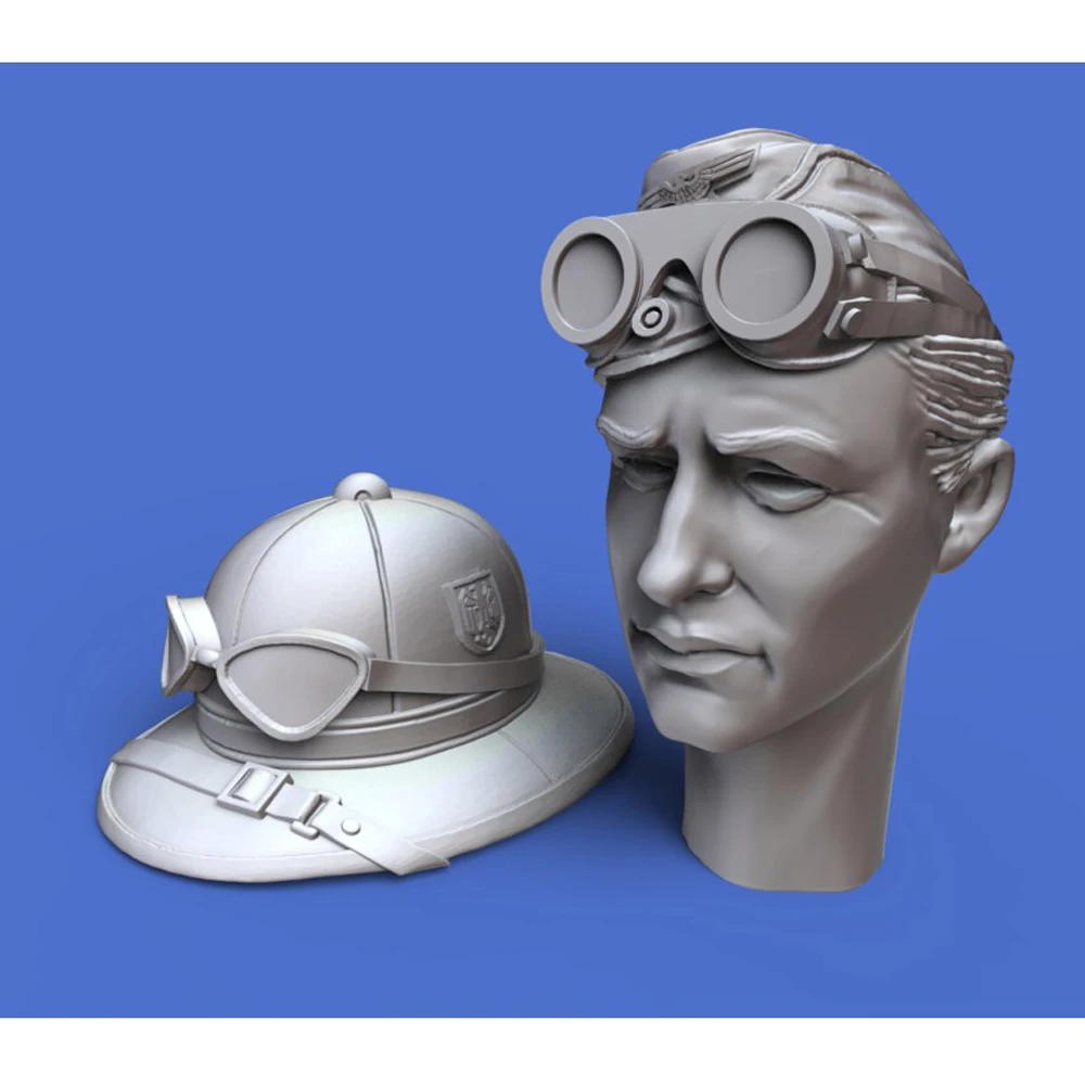 1/35 têtes 'DAK' WWII, figurine soldat modèle en résine, thèmes militaires, kit non assemblé et non peint