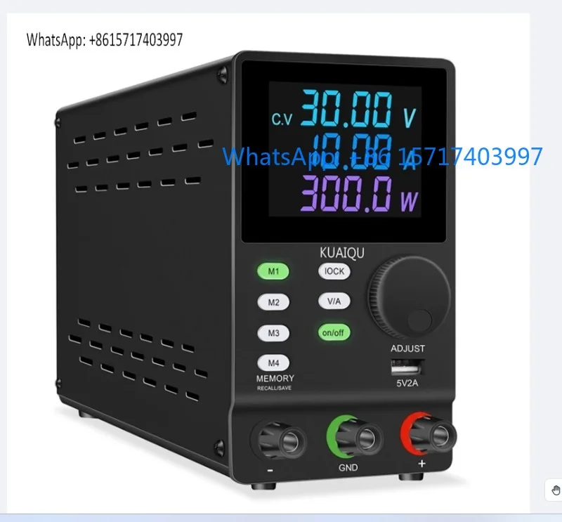 高出力安定化調整可能DC安定化電源 60V30V 10A 携帯電話メンテナンス電源