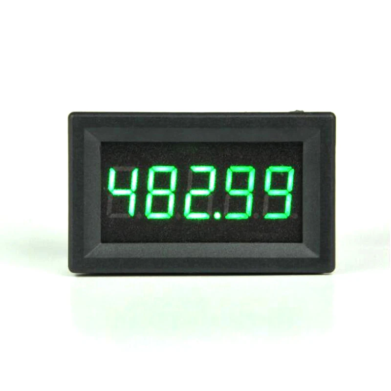 5Bit DC Voltmeter High Precision LED Digital Voltmeter 0-200V 100V 50V 33V 10V Voltage Volt Panel Meter battery monitor 5V 12V