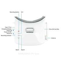 BETAFPV VR03 FPV Goggles Storage DVR Recording 48CH RC FPV Racing Drones