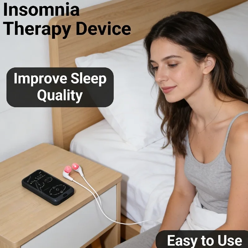 Clinical Grade CES Transcranial Magnetic Stimulation, Laser Therapy Machine for Insomnia Treatment Deep Relaxation