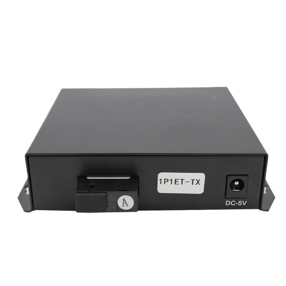 High Quality 1Port 10/100M LAN Port 4Port RJ11 Telephone Single Mode Single Fiber 20km Network Fiber Optic Media Converter