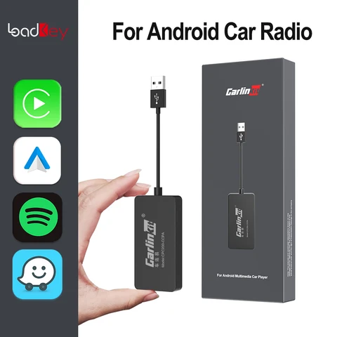 LoadKey & Carlinkit Wired & Wireless CarPlay Sem Fio Android Auto Dongle para Modificar Tela Android Carro Ariplay Smart Link IOS15