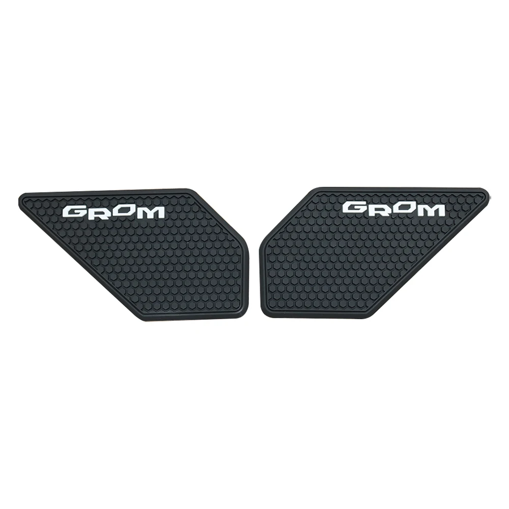 

For GROM MSX125 Non-Slip Motorcycle Fuel Tank Stickers Grom 125 MSX Waterproof Rubber Pad Side Fuel Tank Stickers with GROM Logo