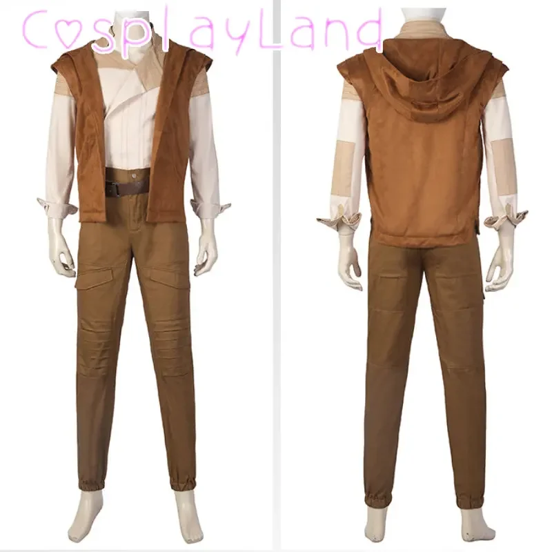 

Newest Carnival Halloween Captain Cassian Cosplay Andor One Costume Hero Battle Outfit Wars Pilot Suit Vest Top Pants Full Set