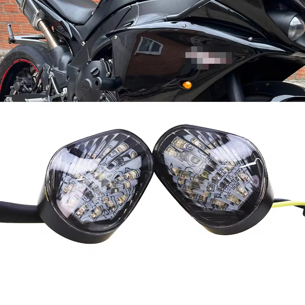 LED Turn Signals Light Indicator Lamp Flush Mount For Yamaha YZF R1 R6 YZF-R1 YZF-R6 2003-2013 2014, YZF-R6S 2006 2007 2008 2009